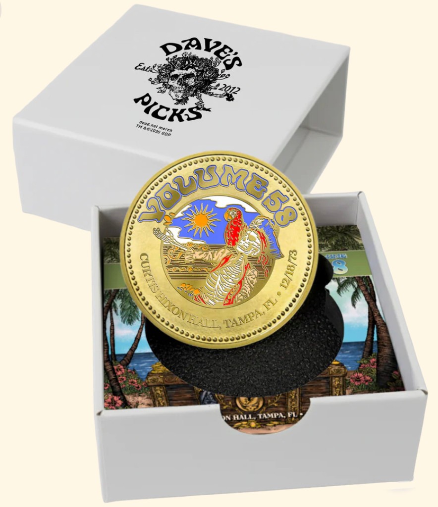 Grateful Dead Dave's Picks 58 COLLECTOR'S COIN Limited Edition