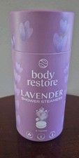 body restore shower steamers Lavender 6 Tabs 5.3 oz