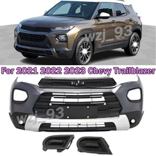 Front Bumper Cover Grille Assembly Kit Complete For Chevy Trailblazer 2021-2023