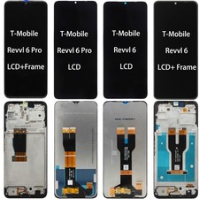 LCD Touch Screen Digitizer  Frame fit T-Mobile Revvl 6 / 6 Pro / 6X / 6X Pro 5G