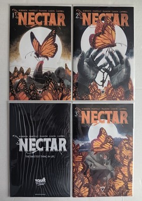 Nectar 1 2nd Print 2 Susperia Black Bag Variant 3 Main Cover Vault Comics lot