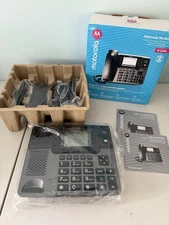 Motorola ML1000 4-Line Business Phone System with Voicemail - Black- NEW