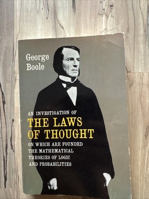 An Investigation of the Laws of Thought (1958) By George Boole PB G-