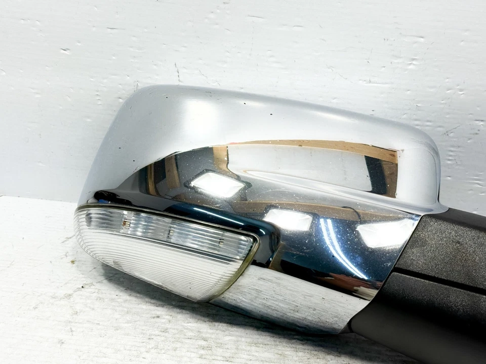 Dodge Ram 1500 2014-2020 espejo retrovisor de puerta lateral derecho del pasajero plegable eléctrico 6X9 OEM Foto 3 de 4