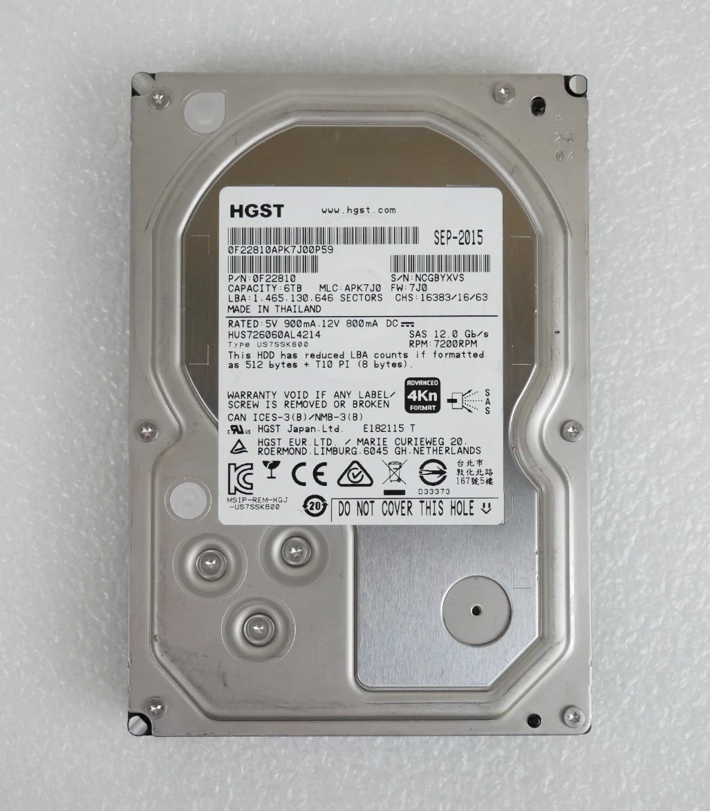 HGST 6TB 内蔵型ハードディスクドライブ HGST Internal Hard Disk Drives 6 TB Storage Capacity for sale | eBay