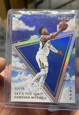 2020-21 Panini Recon - Sky's the Limit Donovan Mitchell #10 Blue /99