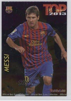 2012 Mundicromo Official Quiz Game Collection La Liga Top 2013 Lionel Messi c4m