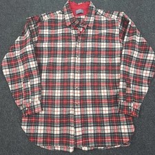 Vintage Pendleton Lodge Shirt Mens XL Red Tartan Plaid 100% Virgin Wool USA Made