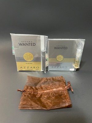 AZZARO  WANTED  MENS FRAGRANCE VARIETY SAMPLE GIFT DUO
