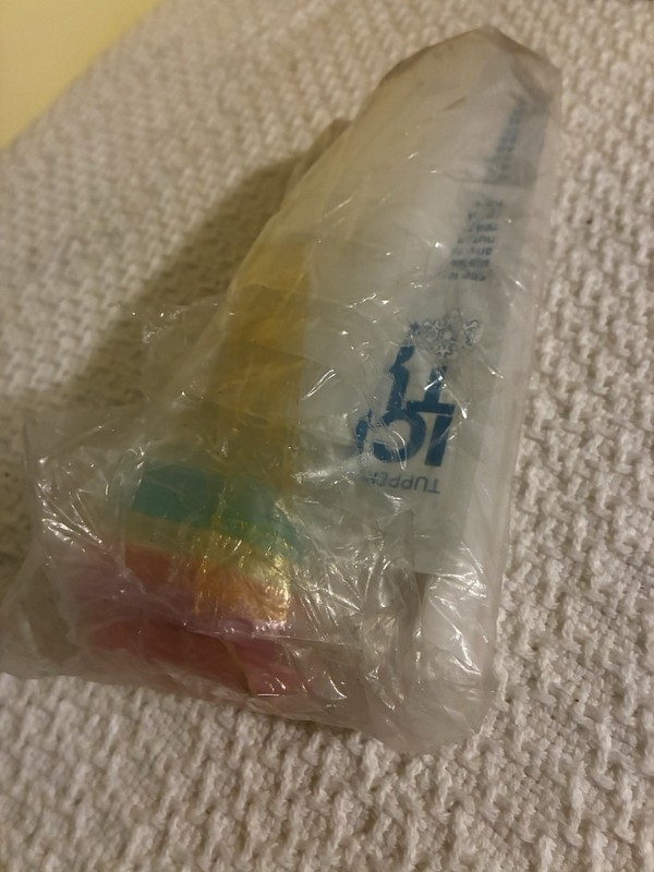 Tupperware Popsicle Mold 344 Maker Frozen Ice Tups RARE Pastel Complete Set New