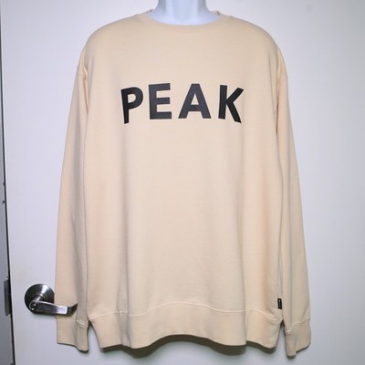 SNOW PEAK - Long Sleeve Crewneck Sweatshirt - Men's Large, US Medium NEW NWOT  