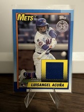 2025 Topps Update Series - 1990 Topps Baseball Relics Luisangel Acuna #90RU-LA 