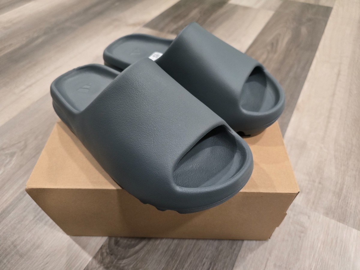 adidas Yeezy Slide Slate Marine ID2349 SIZE Men's US 9 | eBay