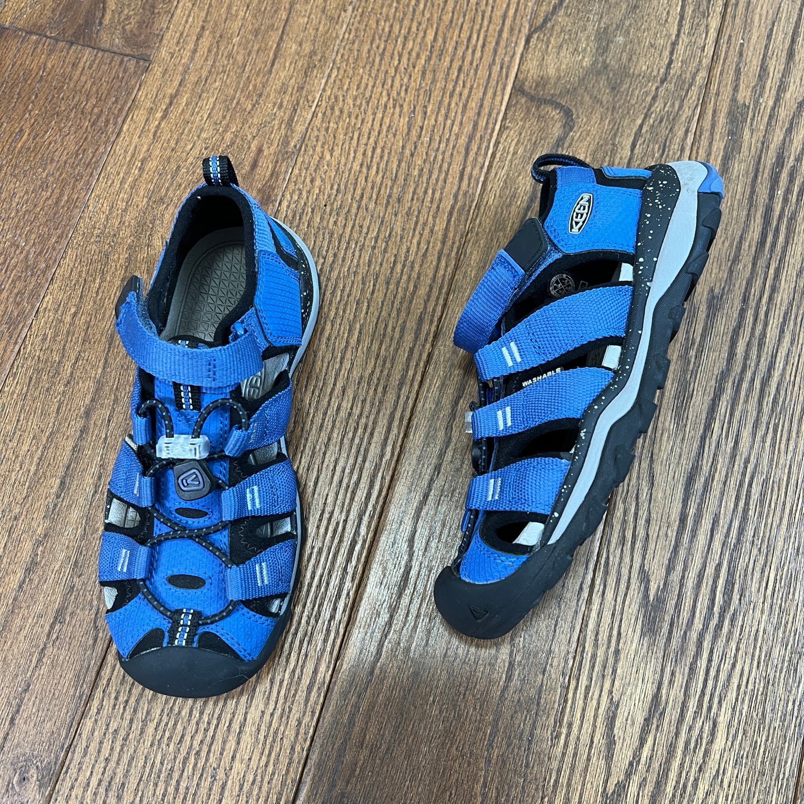 Sandali da trekking Keen Newport Neo H2 per bambini blu nero taglia 2