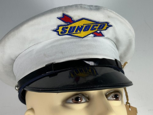 Sunoco USA Gas Station Attendant Cap Berkshire De Luxe Service Cap - Picture 2 of 13