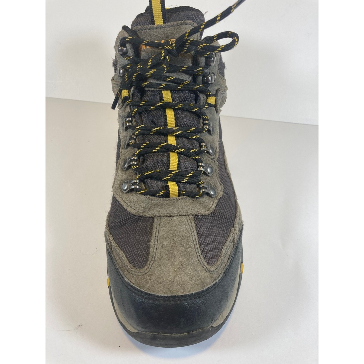 Skechers Men\'s Gray and Yellow Lace-Up Hiking Boots Relaxed Fit: Relment - Daggett main image 4