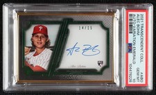 2021 Transcendent Collection Emerald 14/15 Alec Bohm PSA 10 GEM MT Auto 1k2s