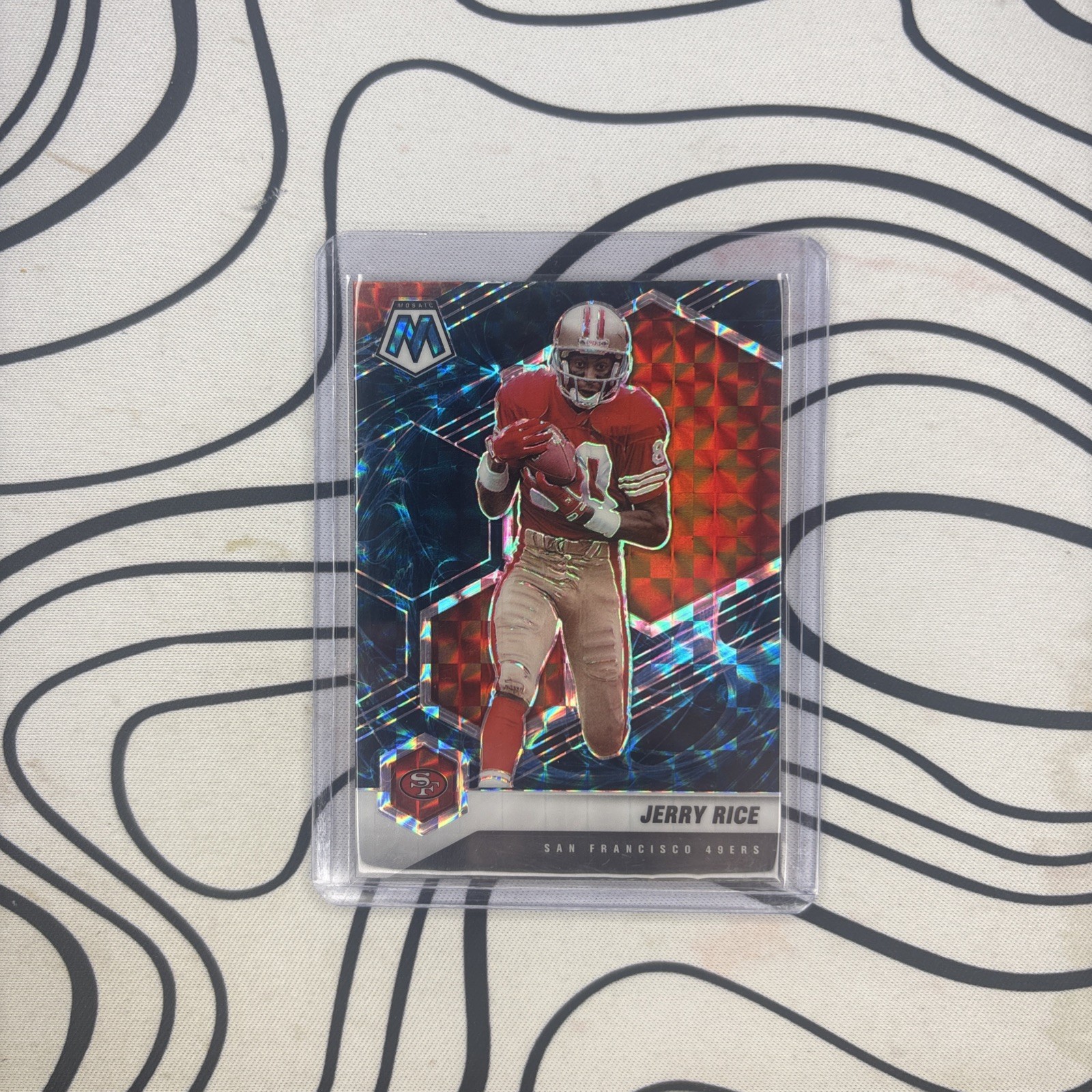 2021 Panini Mosaic Jerry Rice #175 Mosaic Genesis Prizm SSP CASE HIT!!!
