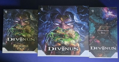 Divinus bundle: Core Game, Expansion, Recharge Pack (Lucky Duck board games)