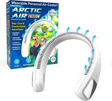 Freedom Personal Air Cooler - Portable 3-Speed Neck Fan Cordless And Rechargeabl