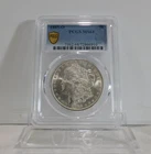 GOLD SHIELD / SPECIAL LABEL!  1885-O  Morgan Silver Dollar, PCGS MS-64!