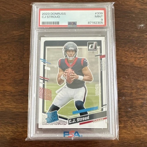 2023 Panini Donruss - Rated Rookie C.J. Stroud #339 PSA 9 Houston Texans