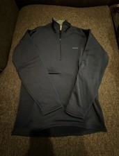 Rare Vintage 90s PATAGONIA Capilene Expedition Weight Zip T Shirt MADE IN USA Sm