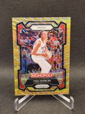 2024 Panini Prizm Monopoly WNBA #71 Tina Charles Gold Wave Millionaire /10