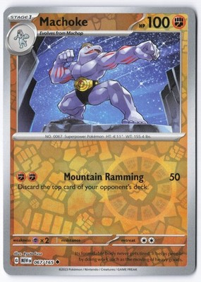 Pokémon TCG Machoke 067/165 Reverse Holo 151 NM-LP