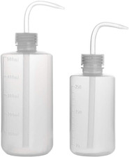 2 Pacchi 250 Ml/500 Ml Bottiglie Di Plastica Da Spremere, in LDPE Con Bocca Stre