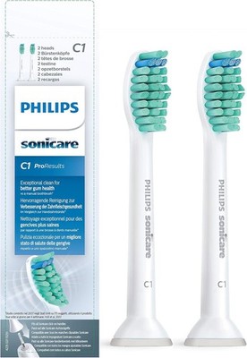 Philips Sonicare C1 Aufsteckbürsten HX6012/07 2er Pack - NEU (075)
