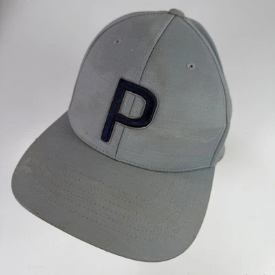 Puma P 110 Tour Exclusive Casquette De Golf Homme Réglable Snapback Gris Marine - Photo 1/4