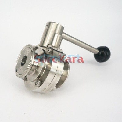19x50.5mm Ferrule O.D Tri Clamp 1.5'' 304 Stainless Sanitary   Valve #zc