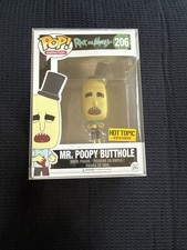 Funko Pop Rick And Morty Mr Poopy Butthole 206 Hot Topic Exclusive
