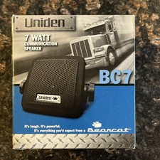 Uniden BC7 Bearcat 7 Watt External Speaker Wired Black