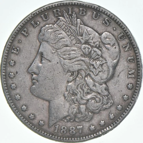 VG/F 1887 (P) Morgan Silver Dollar (1 coin) *5406