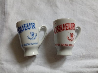2 kleine Becher's Liqueur Carlsbad, Jan Becher Karlovy