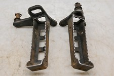 1 Pair Black Aluminum ATV Foot Pegs For Yamaha Grizzly - 6063-T6