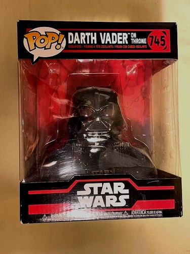 Star Wars Funko 745 Darth Vader on Throne Vinyl Bobblehead New in Package