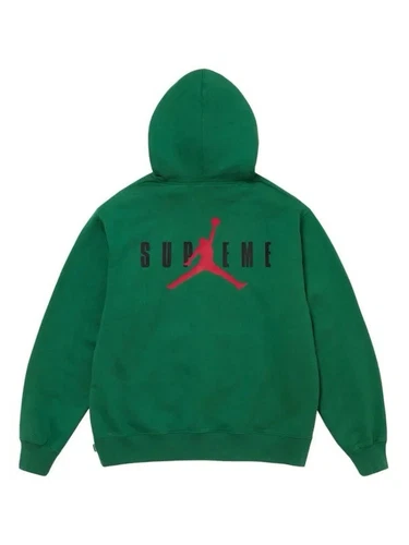 Sweat à capuche vert Supreme X Jordan taille L (FW24)