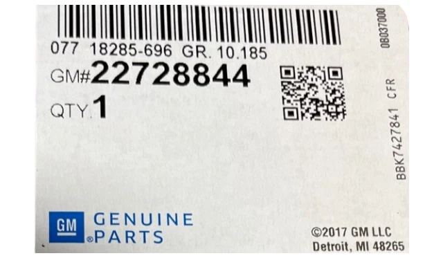 Espejo retrovisor Chevrolet Pontiac Cavalier Sunfire 1995-2005 ASM O/S RR VIEW BLA 22728844 Foto 3 de 3