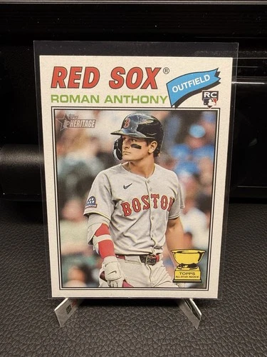 Roman Anthony 2025 Topps Heritage Rookie Card RC Red Sox