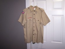 BSA , Adult , X-Lge Scout Shirt, Short Sleeve; Very Good Condition