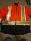 Work King Safety Hi Vis Orange 2 layer Class 3 Large jacket — photo 5