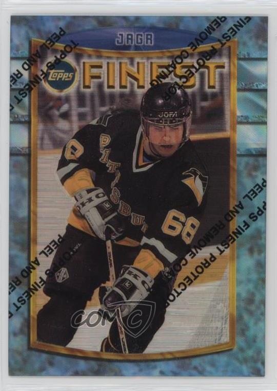 1994-95 Topps Finest Refractor Jaromir Jagr #33 00hi