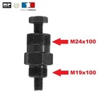 ARRACHE VOLANT MAGNETIQUE MBK 41 51 MOTOBECANE 19x100 + 24x100 MOBYLETTE PEUGEOT
