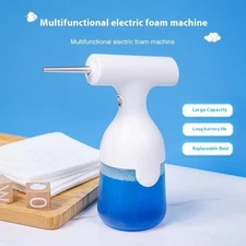 Electric Liquid Foam Dispenser Gun Automatic Continuous Foaming Shampoo