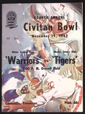 1965 White County High vs Macon County Civitan Bowl Cookeville TN