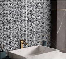 20 Sheets Mosaic Paper Stickers Decorative Stickers for Tiles Kitchen Vinyl I