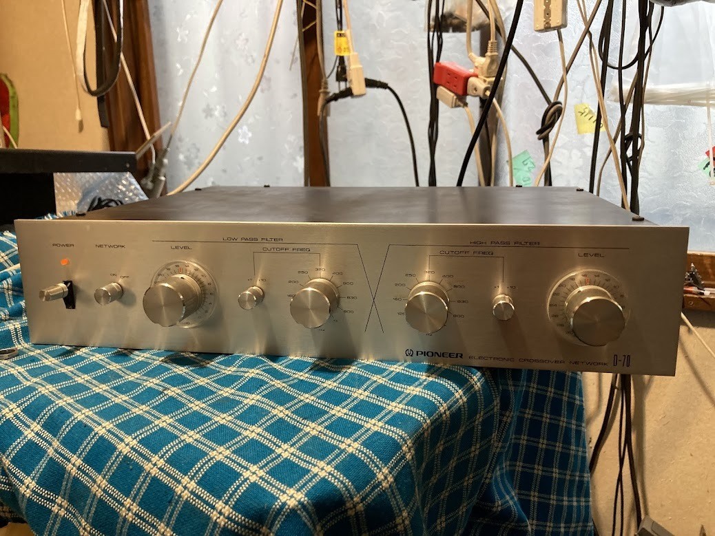 Pioneer エレクトロニック クロスオーバーネットワーク D-70 Pioneer D-70 Electronic Crossover Network Maintained Tested